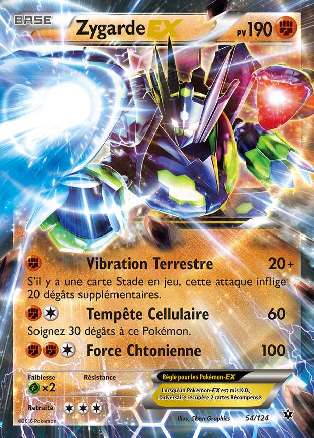 Zygarde-EX 054/124 — Impact des Destins