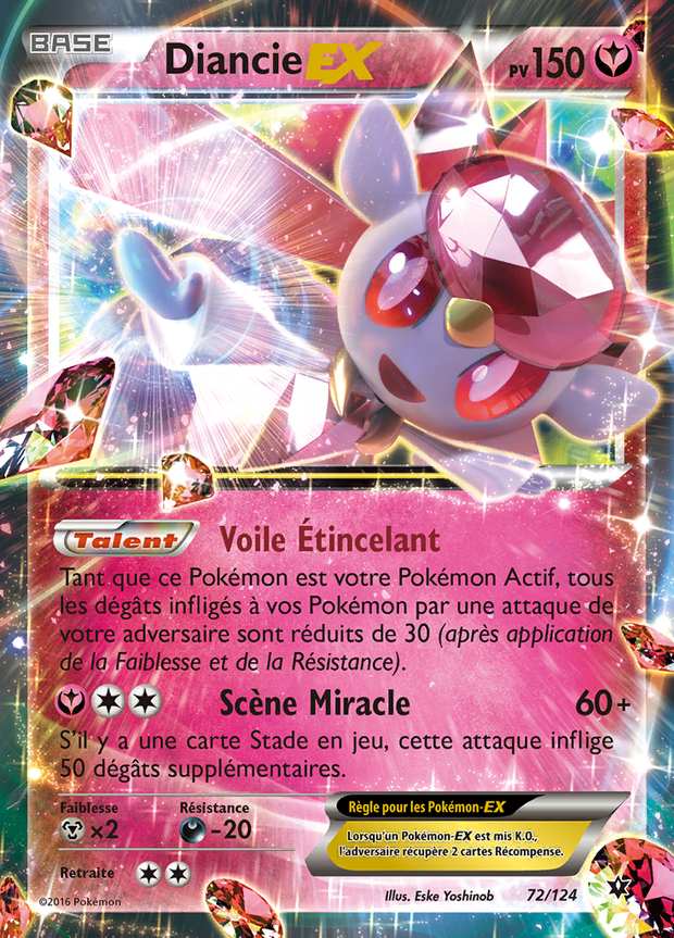 Diancie-EX 072/124 — Impact des Destins