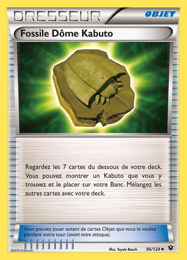 Fossile Dôme Kabuto 096/124 — Impact des Destins