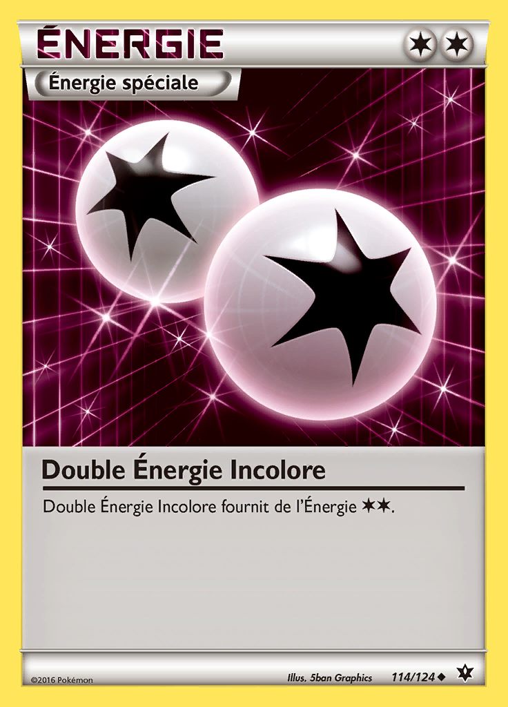 Double Énergie Incolore 114/124 — Impact des Destins