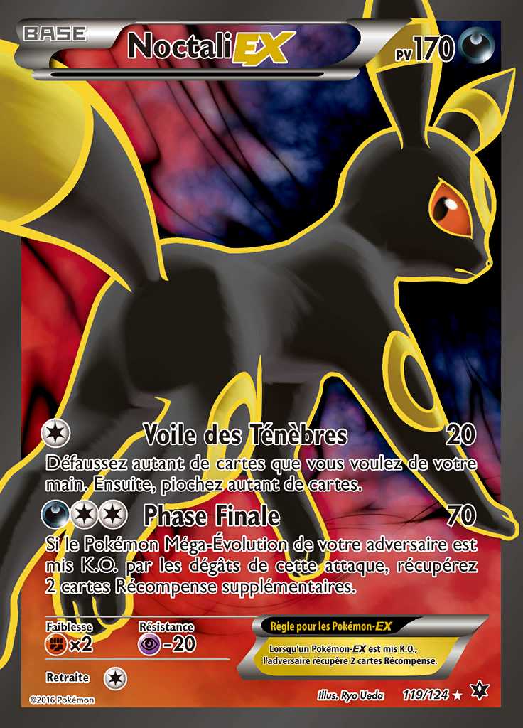Noctali-EX 119/124 — Impact des Destins
