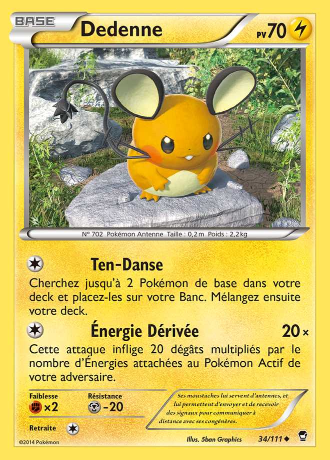 Dedenne 034/111 — Poings Furieux