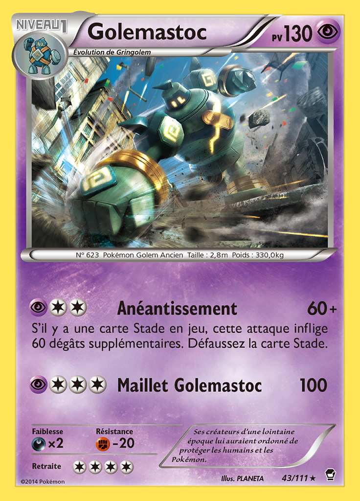 Golemastoc 043/111 — Poings Furieux