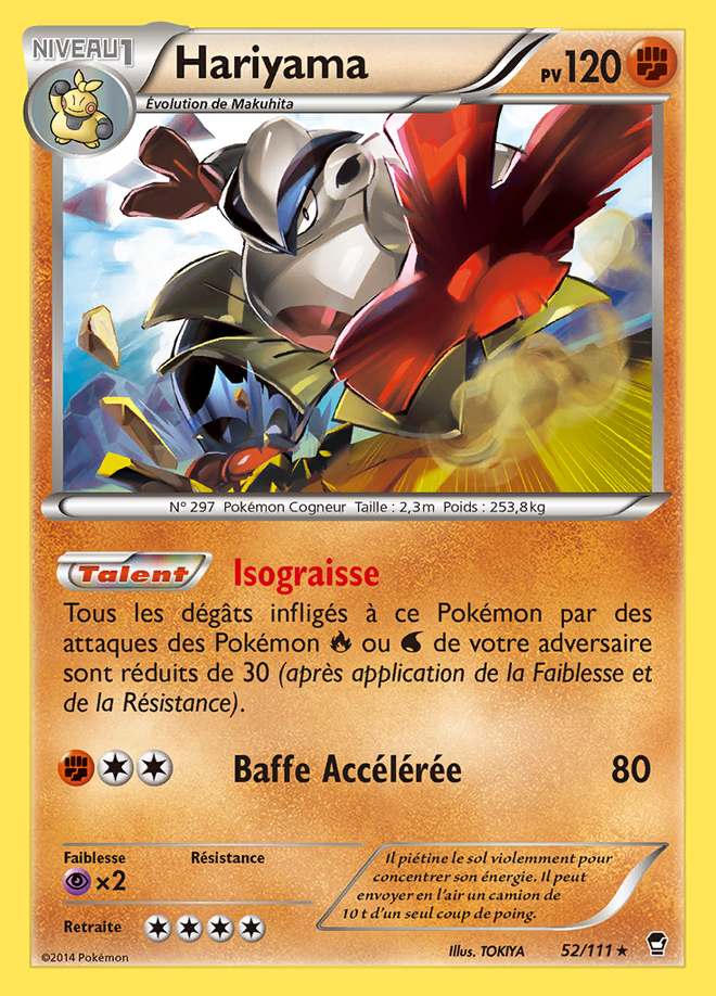 Hariyama 052/111 — Poings Furieux