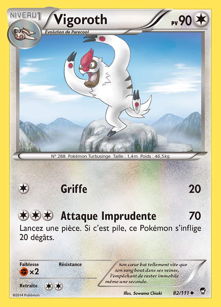 Vigoroth 082/111 — Poings Furieux