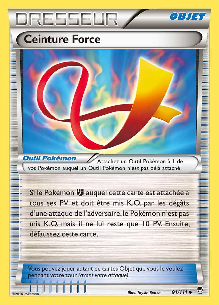 Ceinture Force 091/111 — Poings Furieux