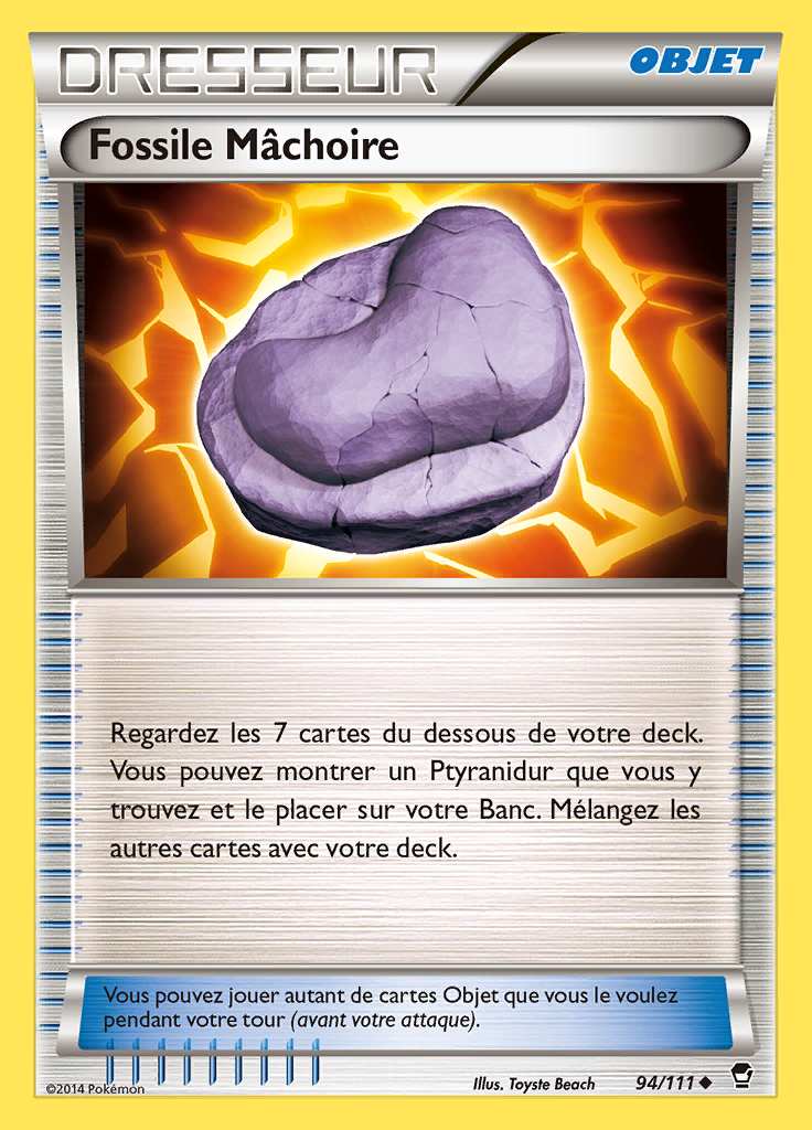 Fossile Mâchoire 094/111 — Poings Furieux