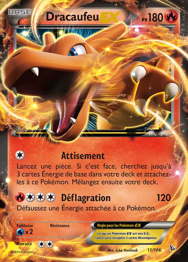 Dracaufeu-EX 011/106 — Étincelles