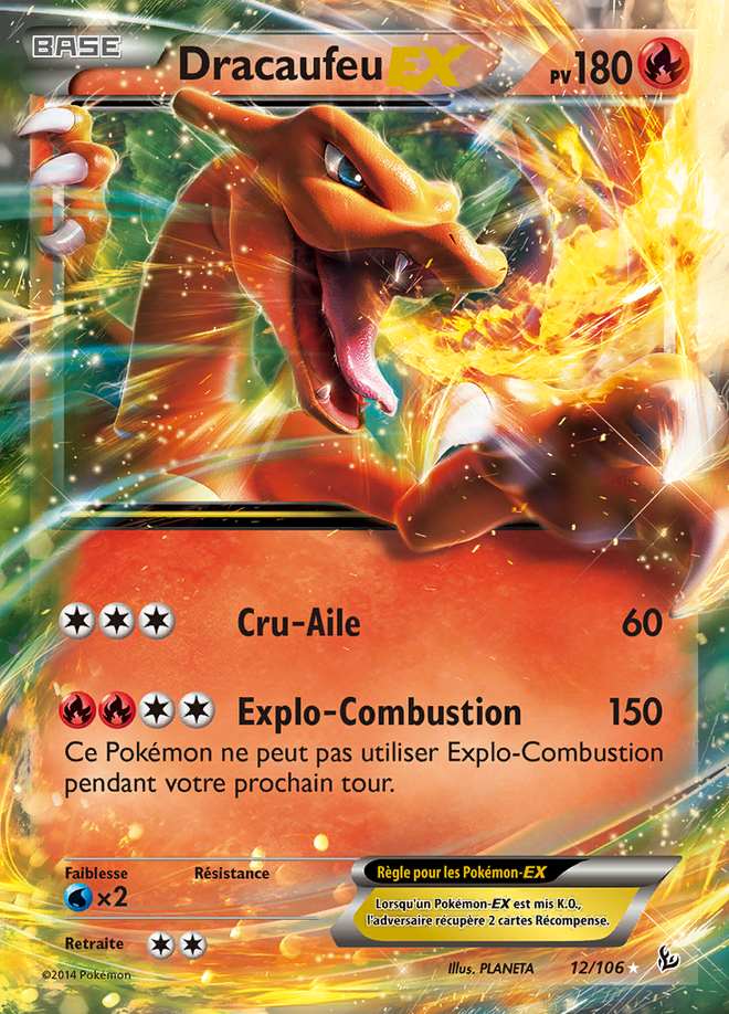 Dracaufeu-EX 012/106 — Étincelles