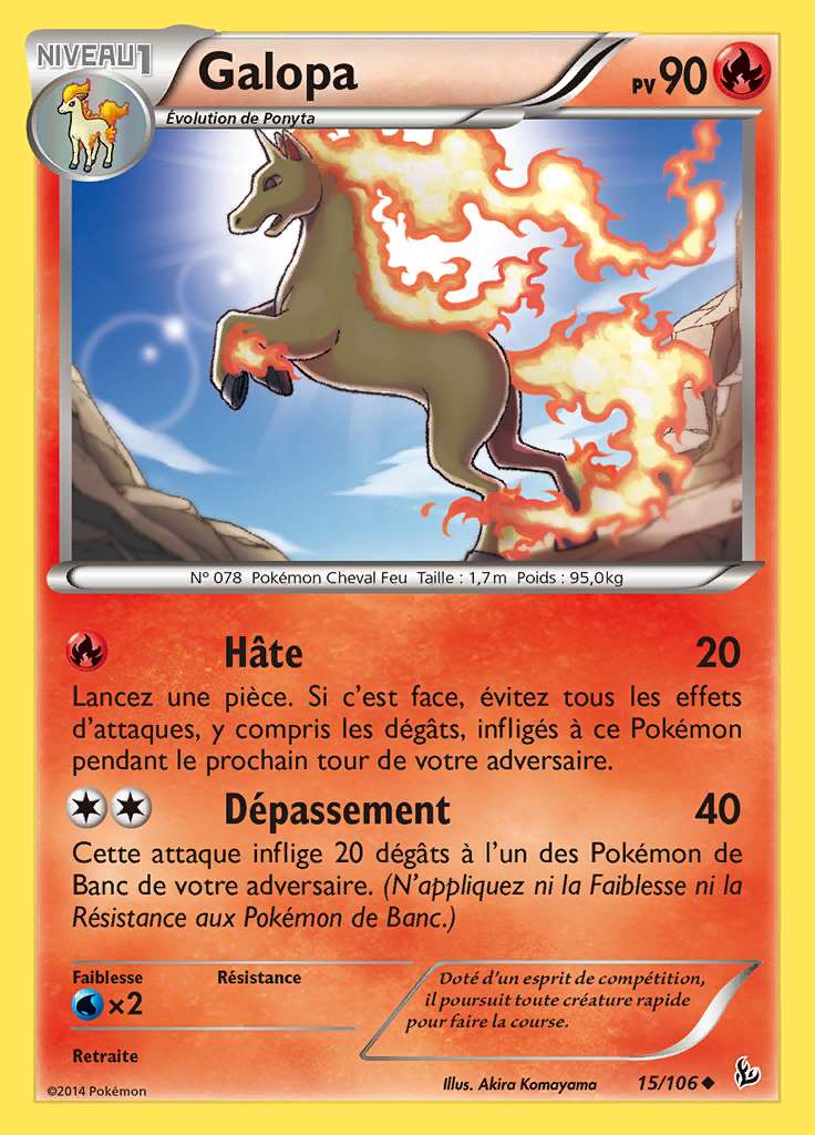 Galopa 015/106 — Étincelles