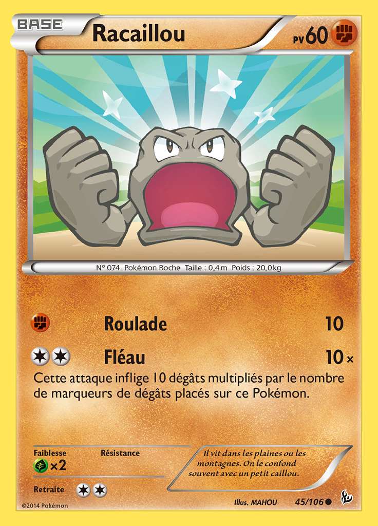 Racaillou 045/106 — Étincelles