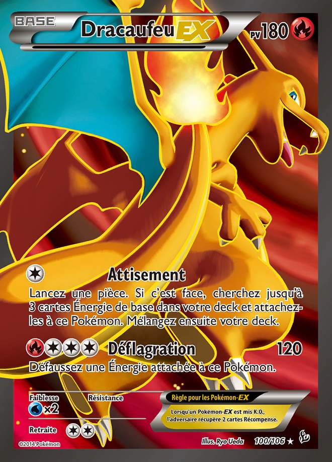 Dracaufeu-EX 100/106 — Étincelles