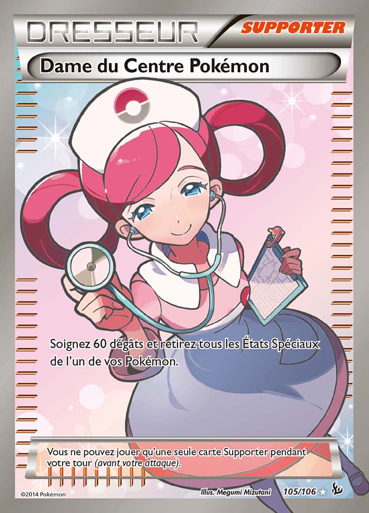 Dame du Centre Pokémon 105/106 — Étincelles
