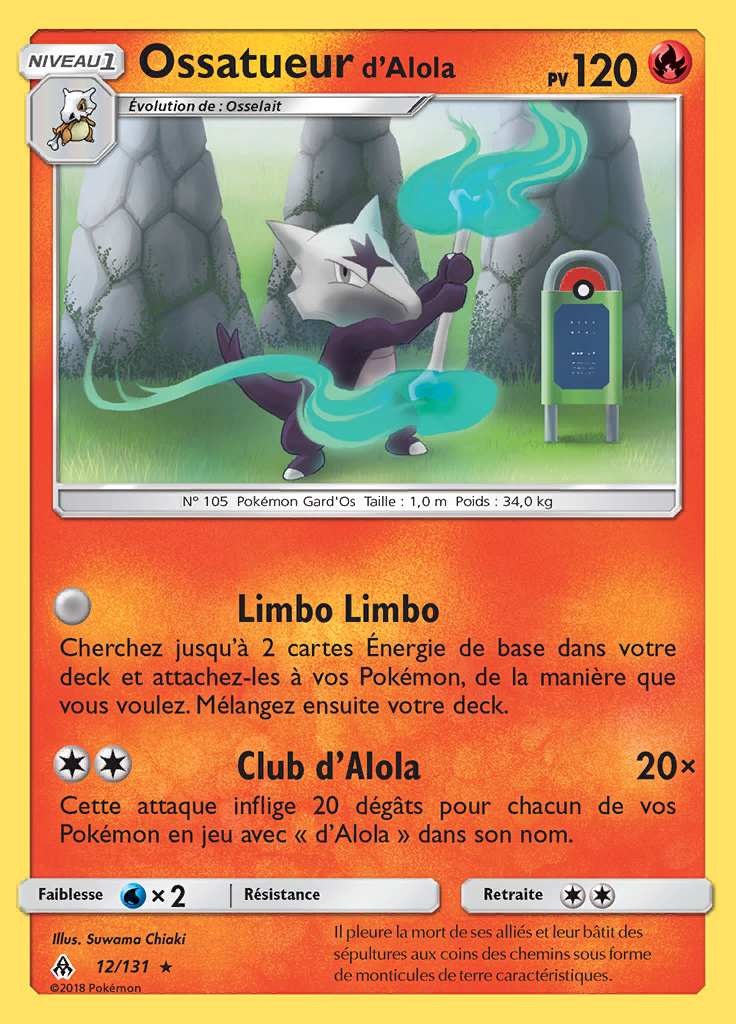 Ossatueur d'Alola 012/131 — Lumière Interdite