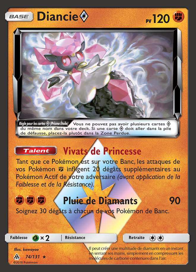Diancie Prisme Étoile 074/131 — Lumière Interdite