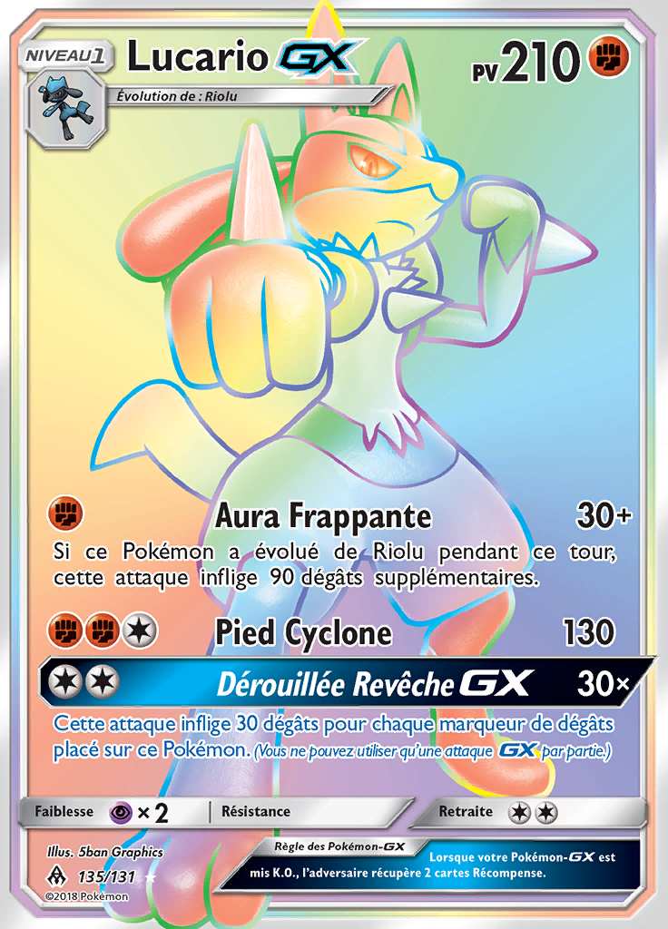 Lucario-GX 135/131 — Lumière Interdite