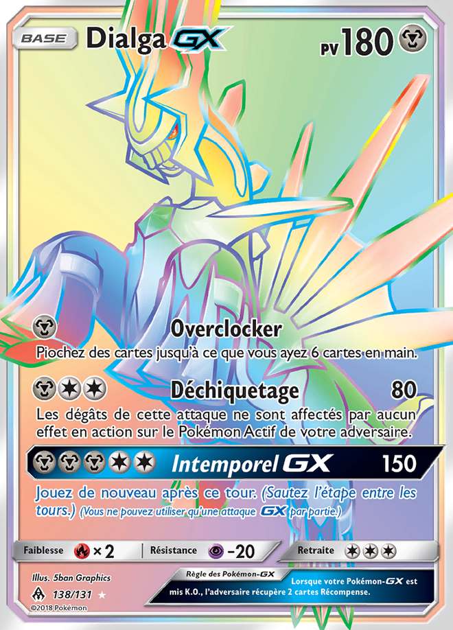 Dialga-GX 138/131 — Lumière Interdite