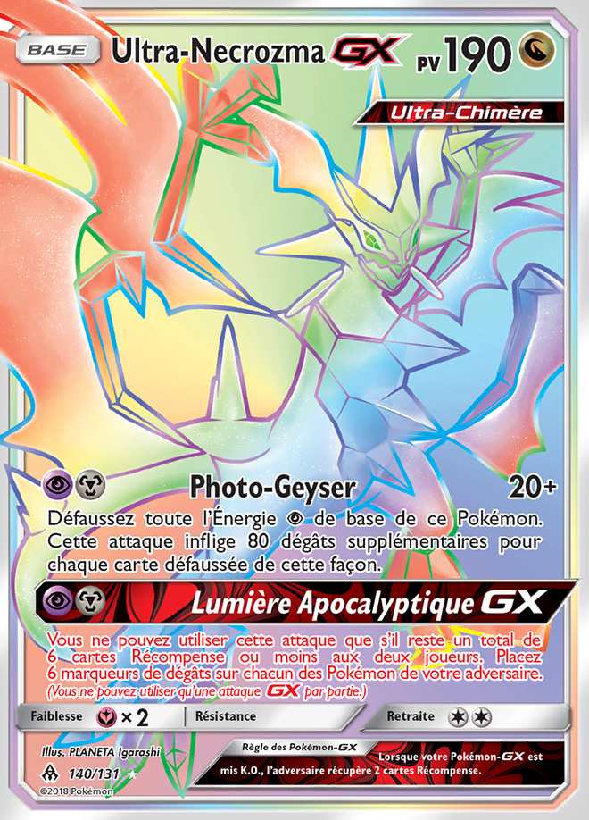 Ultra-Necrozma-GX 140/131 — Lumière Interdite