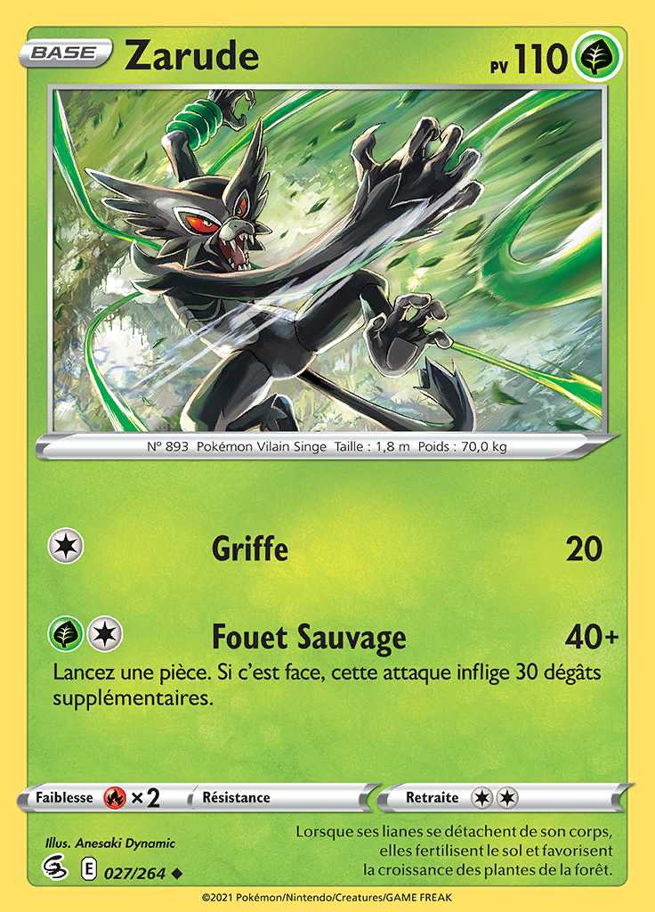 Zarude 027/264 — Poing de Fusion
