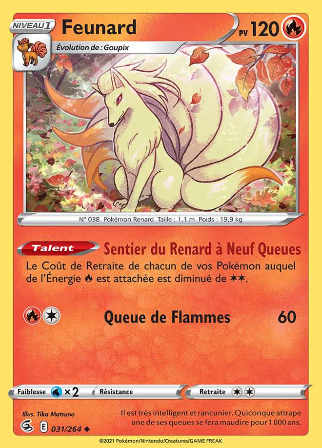 Feunard 031/264 — Poing de Fusion