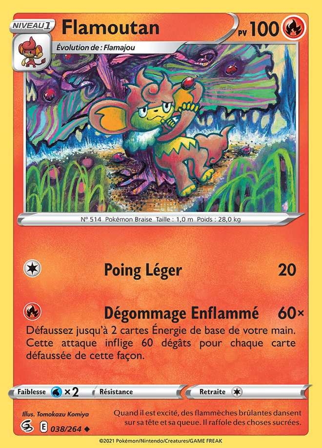 Flamoutan 038/264 — Poing de Fusion