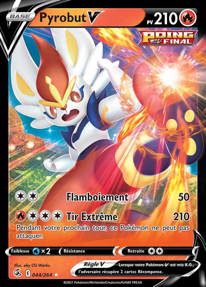 Pyrobut V 044/264 — Poing de Fusion