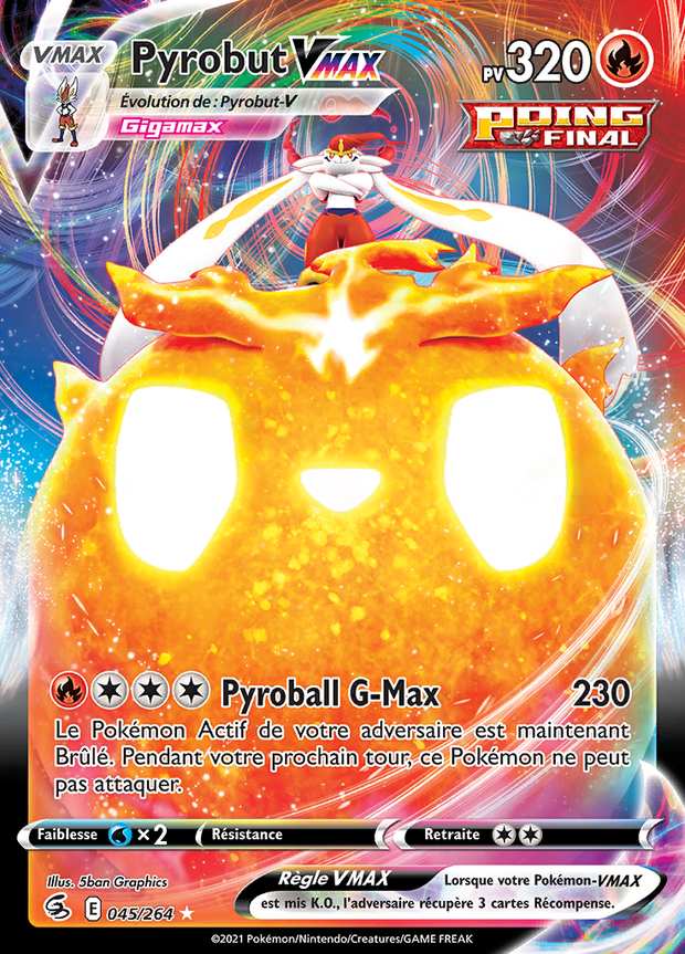 Pyrobut VMAX 045/264 — Poing de Fusion