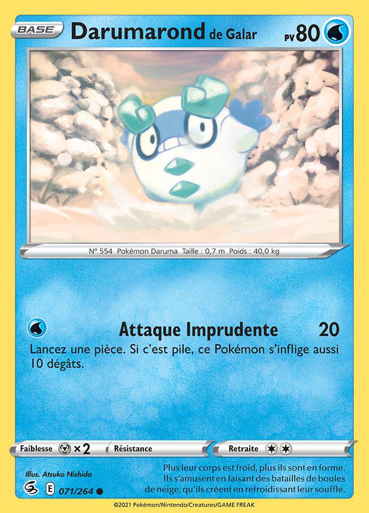 Darumarond de Galar 071/264 — Poing de Fusion