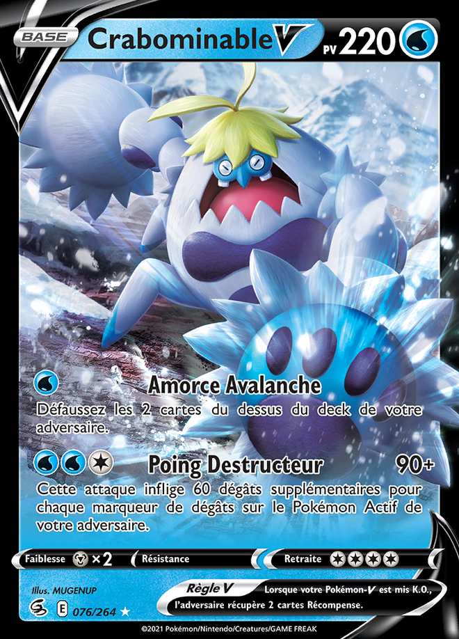 Crabominable V 076/264 — Poing de Fusion