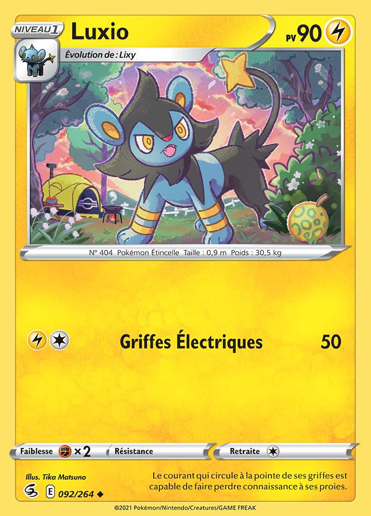 Luxio 092/264 — Poing de Fusion