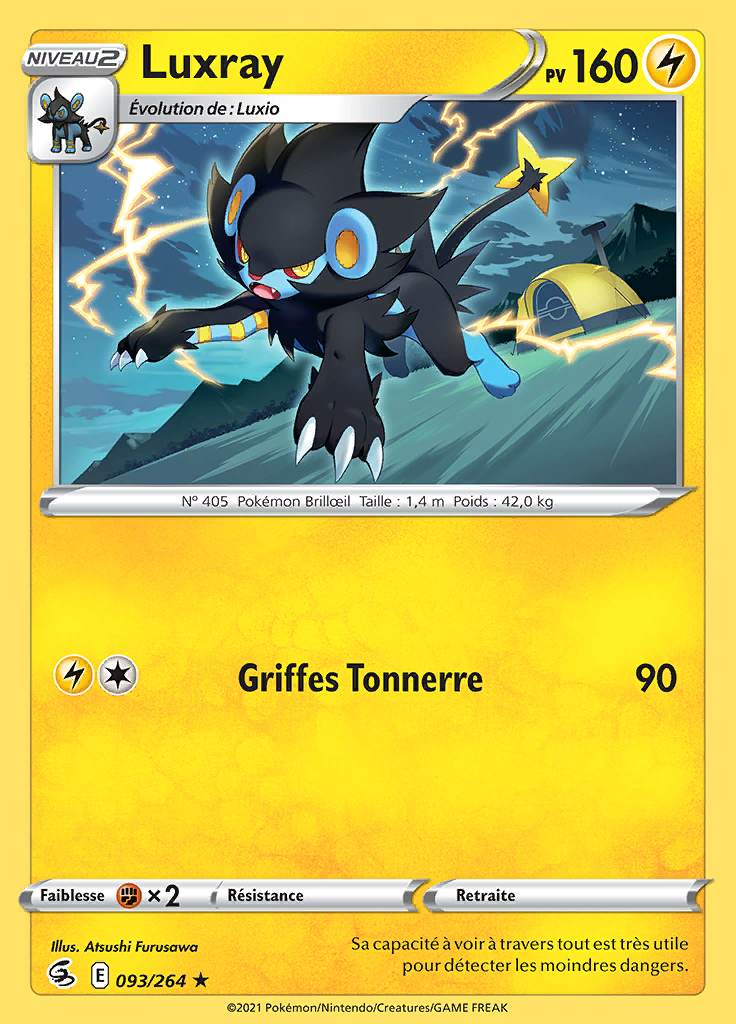 Luxray 093/264 — Poing de Fusion