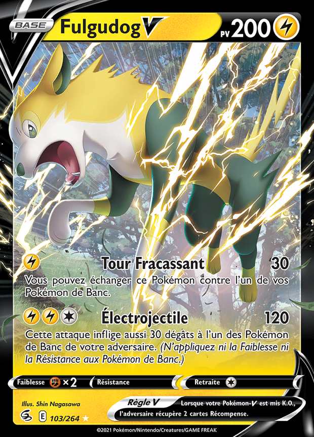 Fulgudog V 103/264 — Poing de Fusion