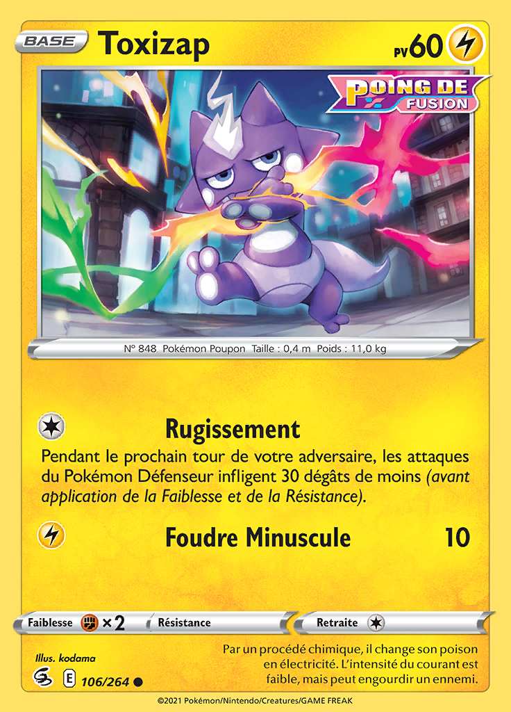 Toxizap 106/264 — Poing de Fusion
