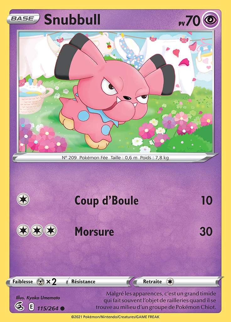 Snubbull 115/264 — Poing de Fusion