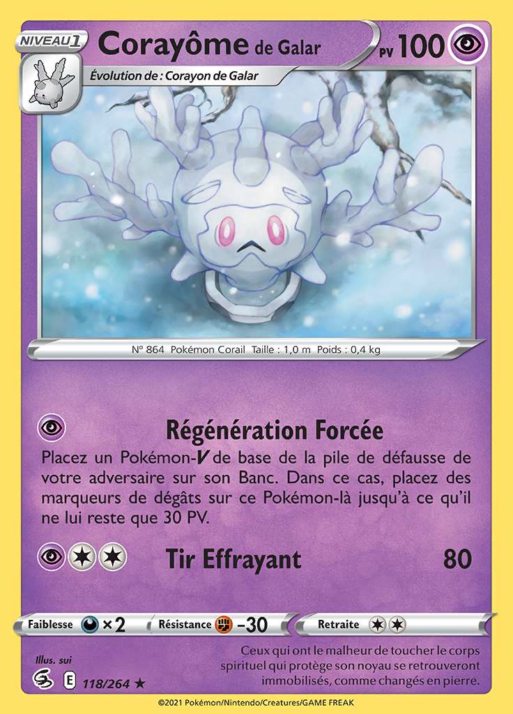 Corayôme de Galar 118/264 — Poing de Fusion