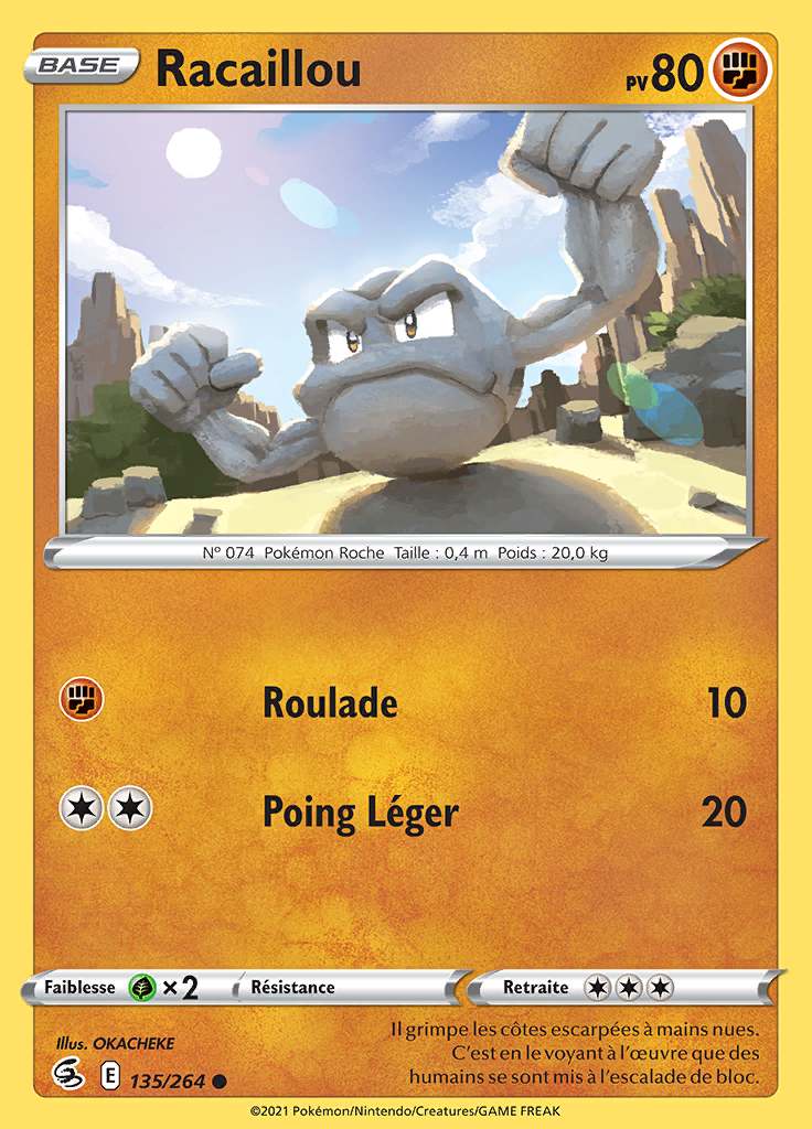 Racaillou 135/264 — Poing de Fusion