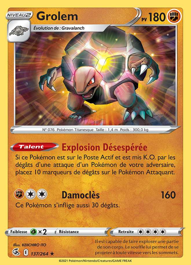 Grolem 137/264 — Poing de Fusion