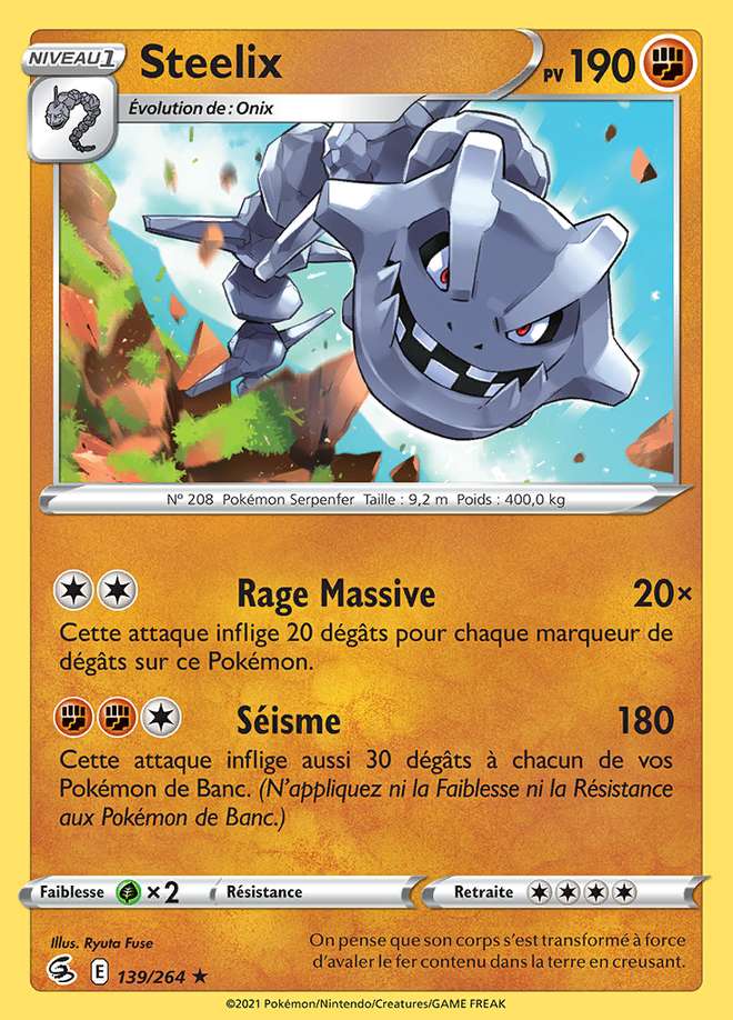 Steelix 139/264 — Poing de Fusion