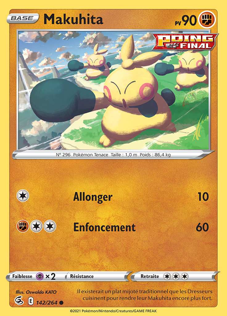Makuhita 142/264 — Poing de Fusion