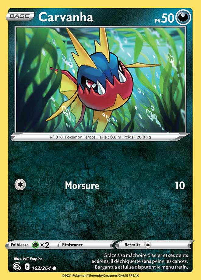 Carvanha 162/264 — Poing de Fusion
