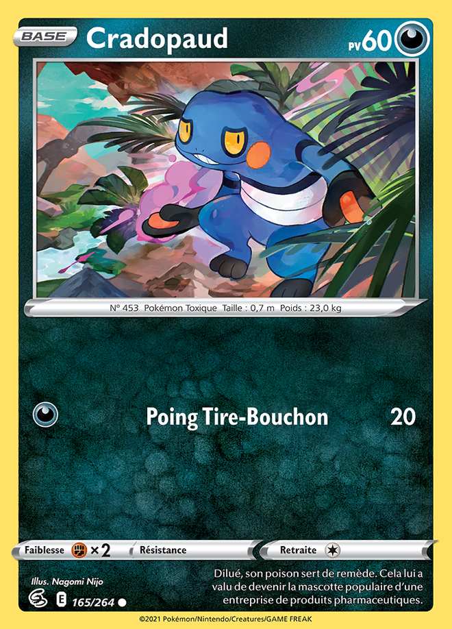 Cradopaud 165/264 — Poing de Fusion