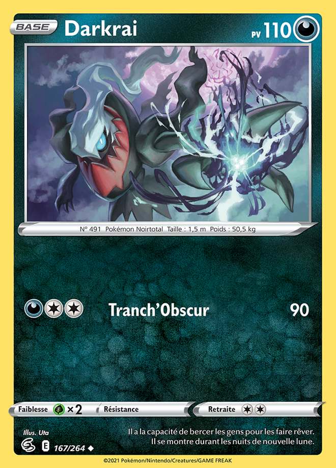 Darkrai 167/264 — Poing de Fusion