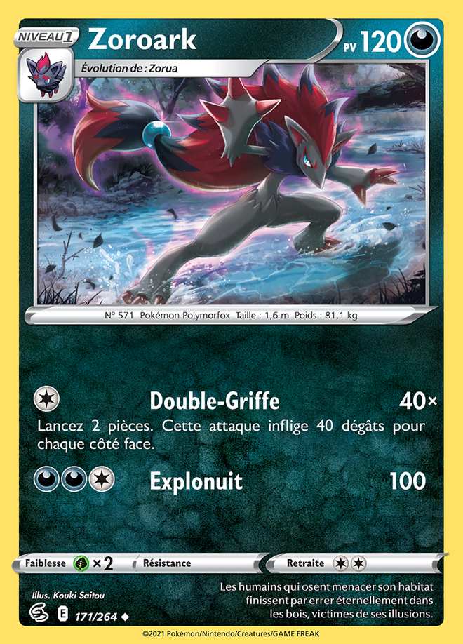 Zoroark 171/264 — Poing de Fusion