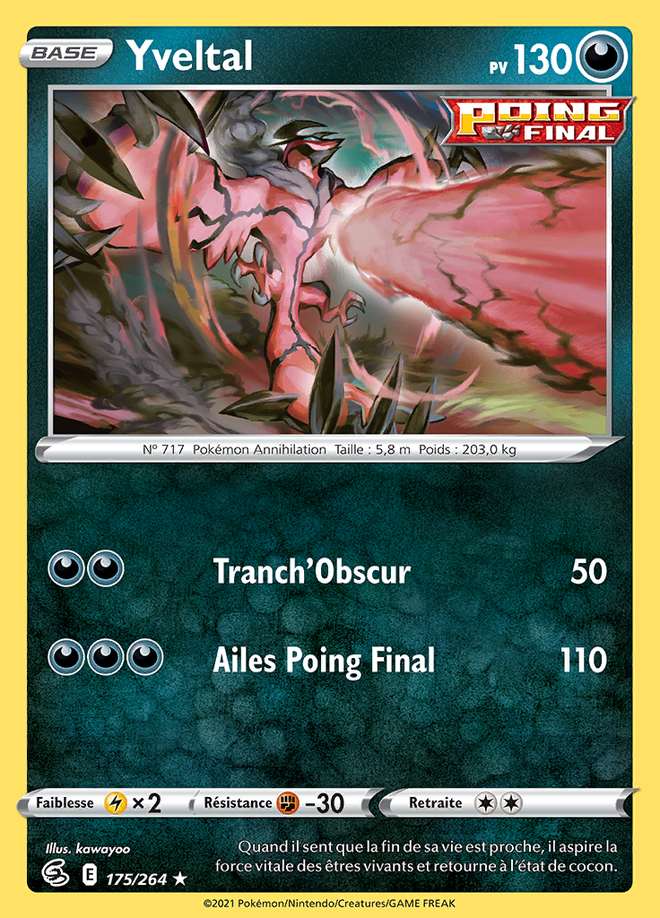 Yveltal 175/264 — Poing de Fusion