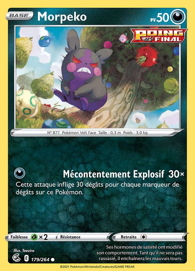 Morpeko 179/264 — Poing de Fusion