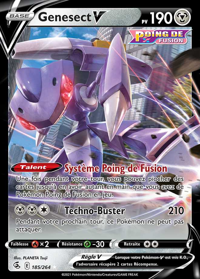 Genesect V 185/264 — Poing de Fusion