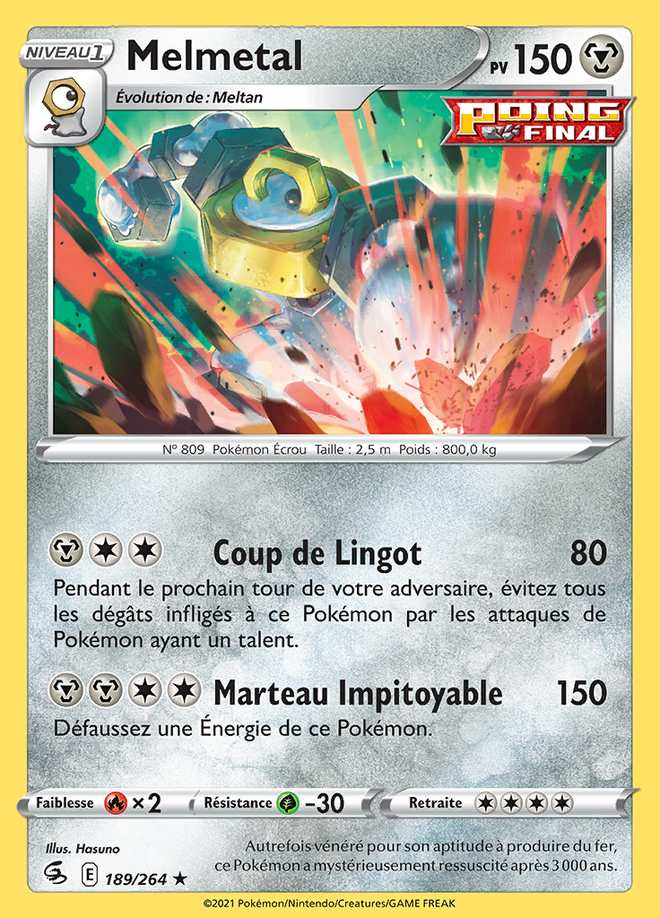 Melmetal 189/264 — Poing de Fusion