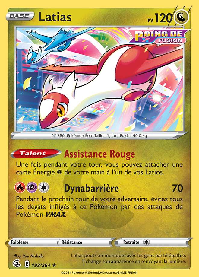 Latias 193/264 — Poing de Fusion
