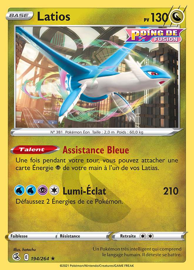 Latios 194/264 — Poing de Fusion