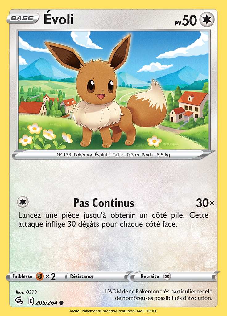 Évoli 205/264 — Poing de Fusion